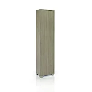 Dmora Armadio 1 Anta, Legno Scuro, 43 x 29 x 190 cm