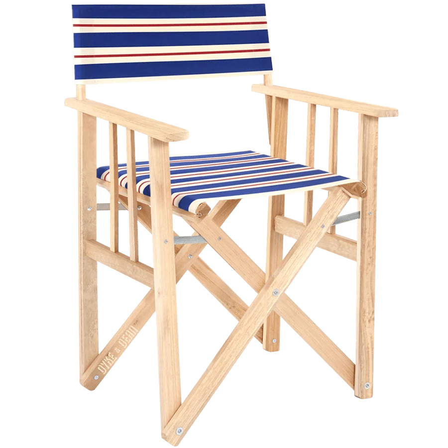 SEDIA REGISTA CLASSICA COLORI RIGHE DYKE & DEAN
