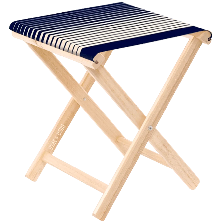 SGABELLO REGISTA CLASSICO COLORI RIGHE DYKE & DEAN