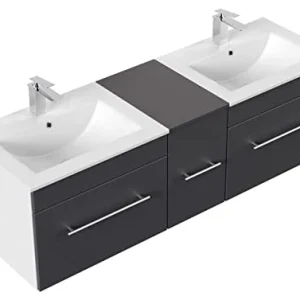 Mobile bagno Roma Antracite satinato emotion