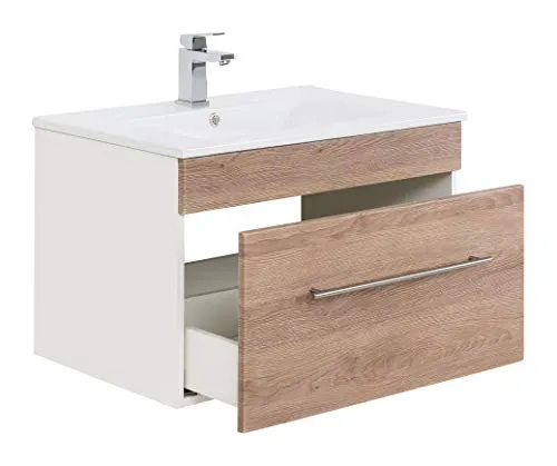 Set di mobili da bagno SANTINI 75 (2 pezzi) rovere chiaro emotion