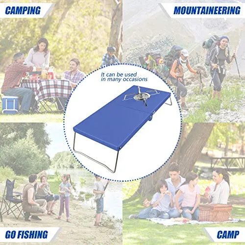 Tavolo termico pieghevole Tovelent o singolo bruciatore 1 unità, multiuso leggero, compatibile con 4 tipi di bruciatori, f...