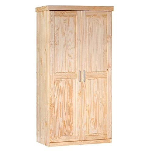 Esidra McAllen Armadio 2 Ante, Pino, Naturale, 95x55x190 cm