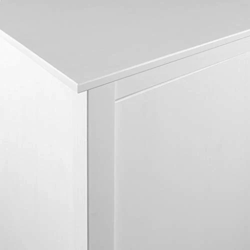 FAMIROSA Armadio 2 Ante Hill Range Bianco 89x50x170cm Legno di Pino Bianco
