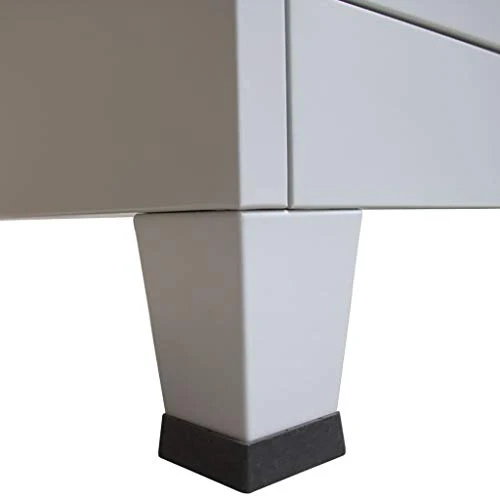 FAMIROSA Armadio con 6 Armadietti Acciaio 90x45x180 cm Grigio