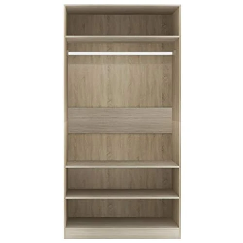 FAMIROSA Armadio Rovere Sonoma 100x50x200 cm Truciolato