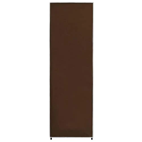 Festnight Guardaroba Portatile, Armadio Tessuto Marrone 87x49x159 cm