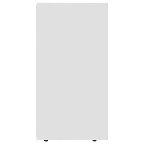 GOTOTOP Credenza truciolato con 2 ante e 4 cassetti, armadio ausiliario moderno per corridoio, soggiorno, camera da letto,...