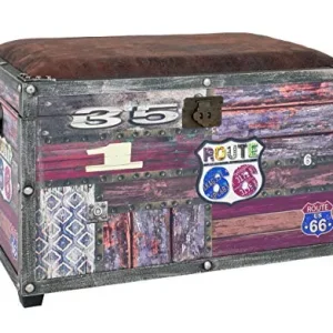 Haku Möbel 27959 Cassettiera, Metallo, Vintage, 65 x 40 x 42 cm