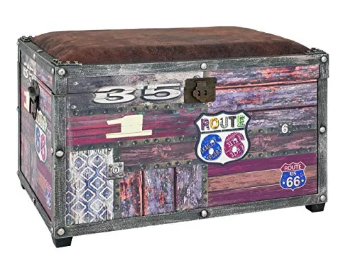 Haku Möbel 27959 Cassettiera, Metallo, Vintage, 65 x 40 x 42 cm