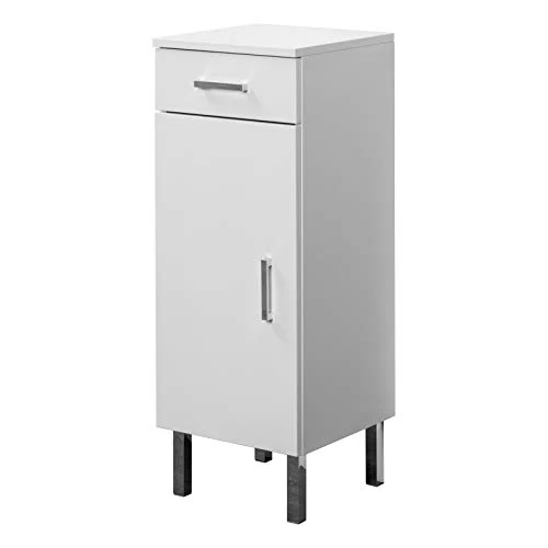 ODESSA Base 30 - Mobile Base Bagno. 1 Anta + 1 Cassetto - Colore Scelta. (Bianco Effetto Lucido) IdeaStella