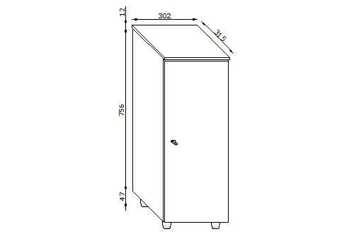 Servizio mobile BAGNO BRAVO KIT Pensile, Base e Modulo Copri Colonna Lavandino (Mobile Base) IdeaStella
