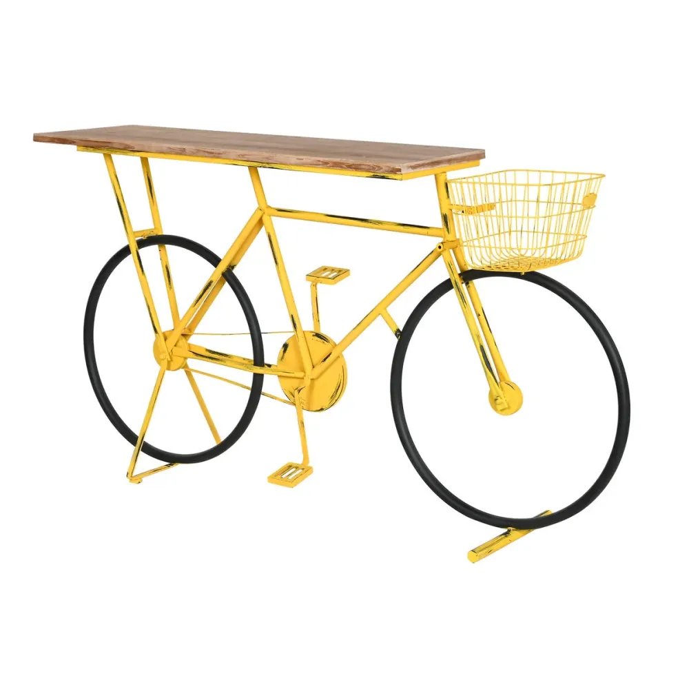 Ingresso Home ESPRIT Giallo Nero 160 x 40 x 88 cm