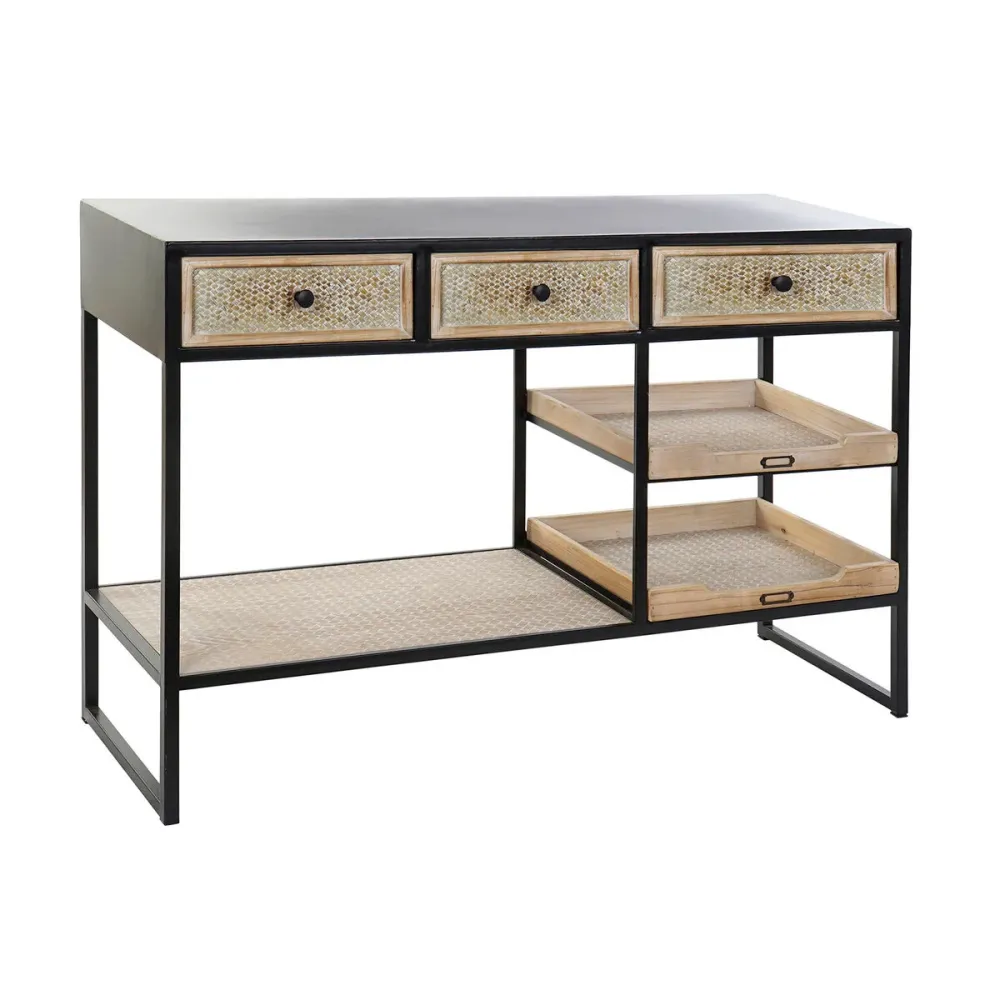 Ingresso Home ESPRIT Marrone Nero 120 x 38 x 80 cm