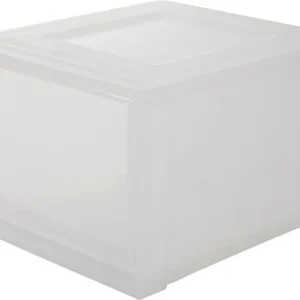 Iris Ohyama Cassetto di stoccaggio, 40 L, fronte trasparente, impilabile, camera da letto, soggiorno, ufficio - Maxi Drawe...