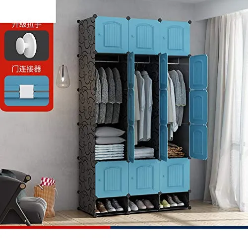 JYXJJKK Armadietto di Montaggio Facile,Camera da Letto Armadio Multifunzionale-o