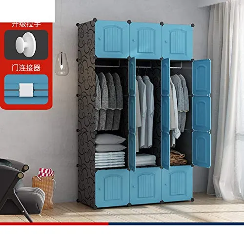 JYXJJKK Armadietto di Montaggio Facile,Camera da Letto Armadio Multifunzionale-d