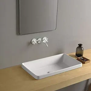Dandy lavabo Bagno Rettangolare Incasso 4 cm Dimensioni 64_x_36_cm Leonardo Bagno