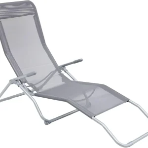 Lettino Dondolo Rocking Ferro Con Tessuto Textilene – 59X103X160 Cm – Vette