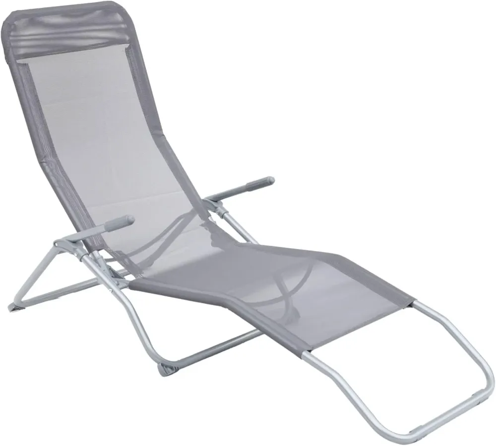 Lettino Dondolo Rocking Ferro Con Tessuto Textilene – 59X103X160 Cm – Vette