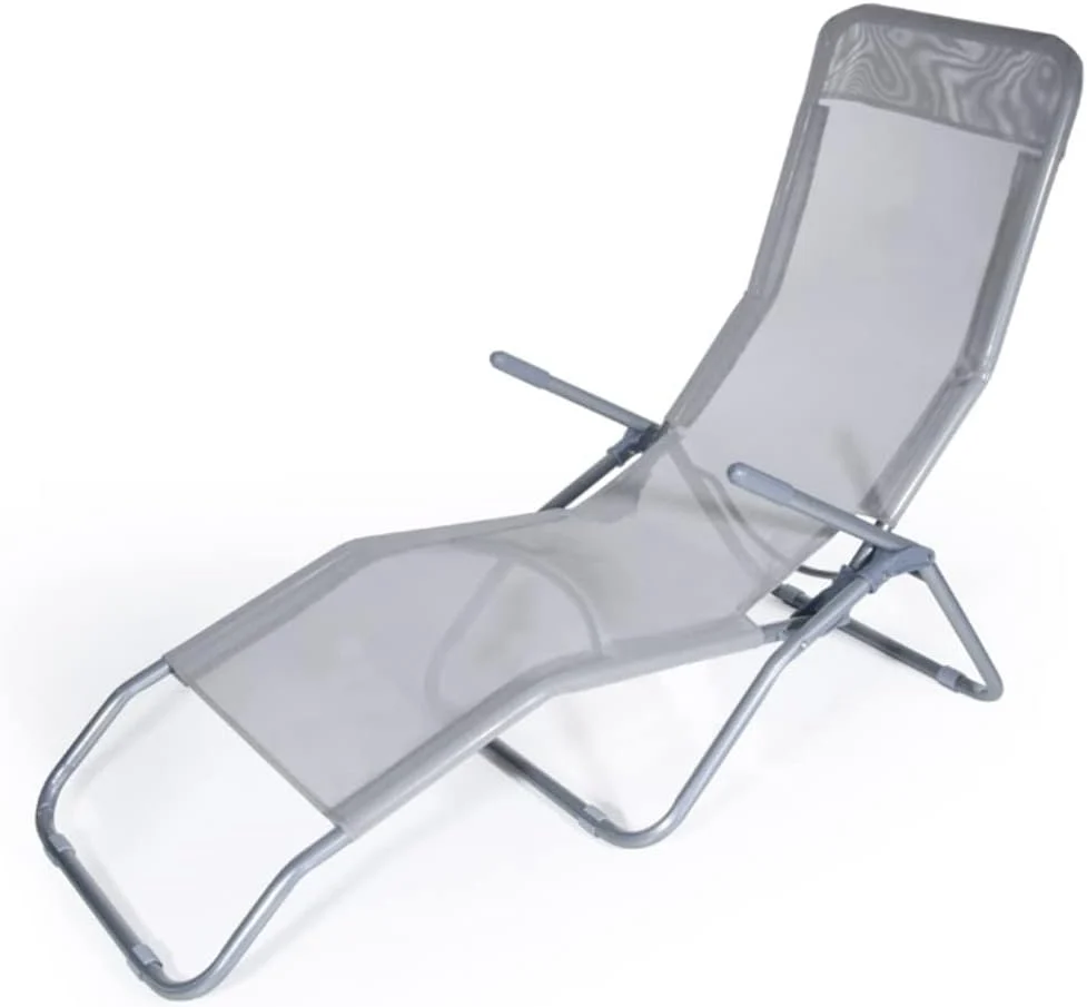 Lettino Dondolo Rocking Ferro Con Tessuto Textilene – 59X103X160 Cm – Vette