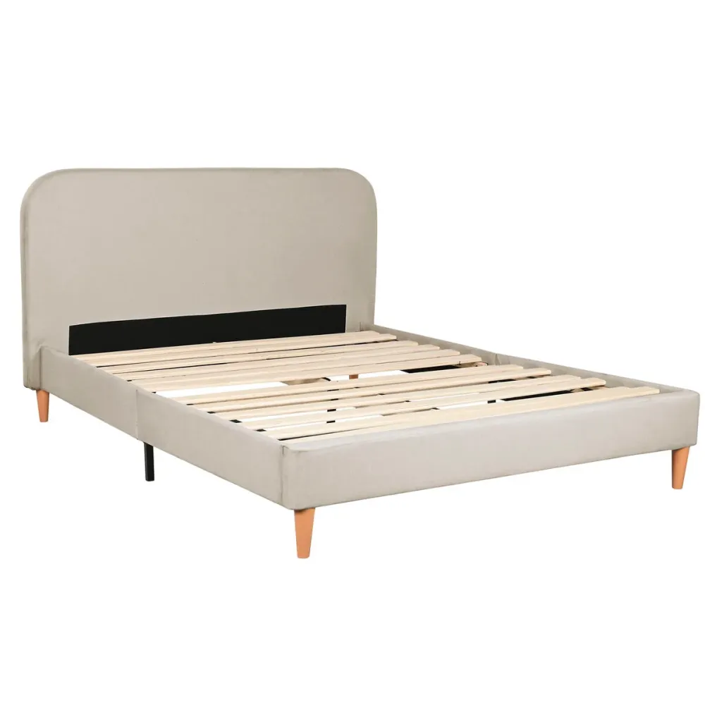 Letto Home ESPRIT Beige 170 X 219 X 104 CM