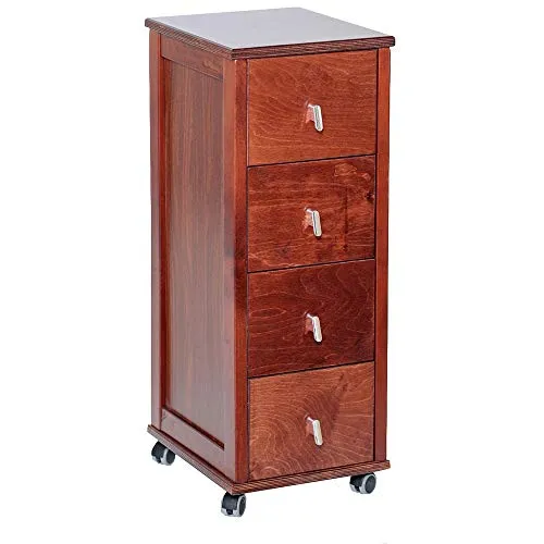 Cassettiera POKERINO Legno 4 cassetti (Noce) LIBEROSHOPPING.eu - LA TUA CASA IN UN CLIK