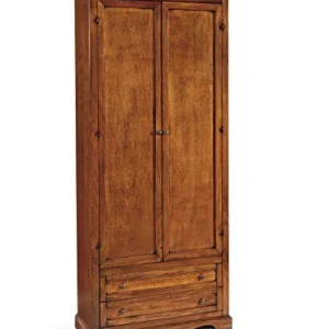 Lo Scrigno Arredamenti, Armadio Classico 2 Ante 2 cassetti Tinta Noce W517/N