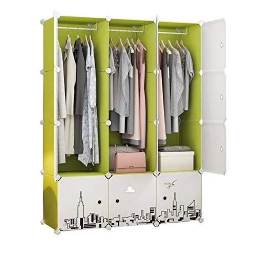 Locker 12-Porte Armadio Armadio 3-Hanging Archivi Rimovibili di Plastica 3-Gitter Angolo Scaffali Abbigliamento Home Camer...