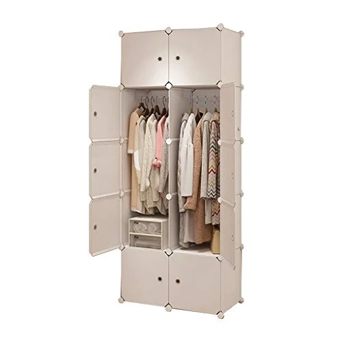 Locker 2-Hanging Affitto Casa Armadio Armadio Rimovibili di Plastica Divide-Grid Scaffali Abbigliamento Camera Dormitorio...
