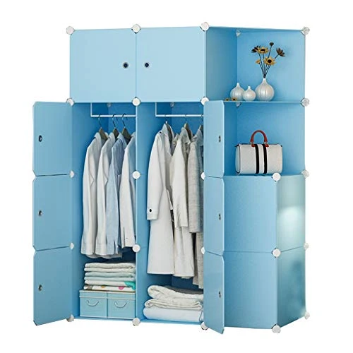 Locker Multifunzione Armadio Armadio D'attaccatura Dell'organizzatore di Plastica Withdoor Gitter Angolo Scaffali Abbiglia...
