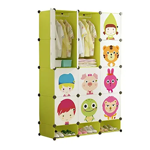Locker Scarpe-Bit Armadio Armadio Hanging Rimovibili di Plastica Scaffali Divide-Grid Abbigliamento Home Camera Dormitorio...
