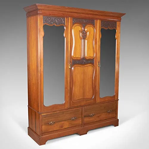 Armadio Antico, Inglese, Noce, Compactum, R. James Gloucester, Circa 1900 London Fine Antiques