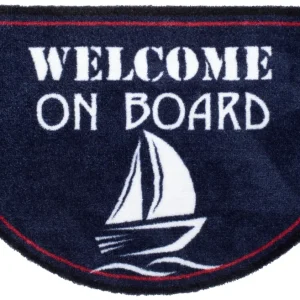 Marine Business Tappeto Regata-Round, Poliestere, Blu, Medio