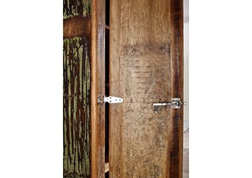 MASSIVMOEBEL24.DE FREEZY #38 Armadio Legno Riciclato - Laccato/Multicolore 90x38x175