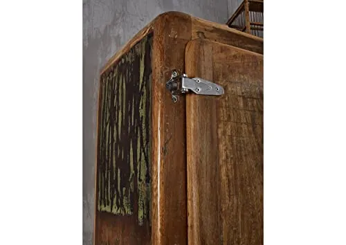 MASSIVMOEBEL24.DE FREEZY #38 Armadio Legno Riciclato - Laccato/Multicolore 90x38x175