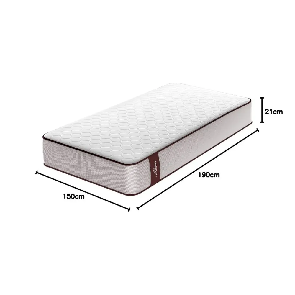 Materasso Viscoelastico Cecotec Flow PureVital 1900 150 x 190 cm