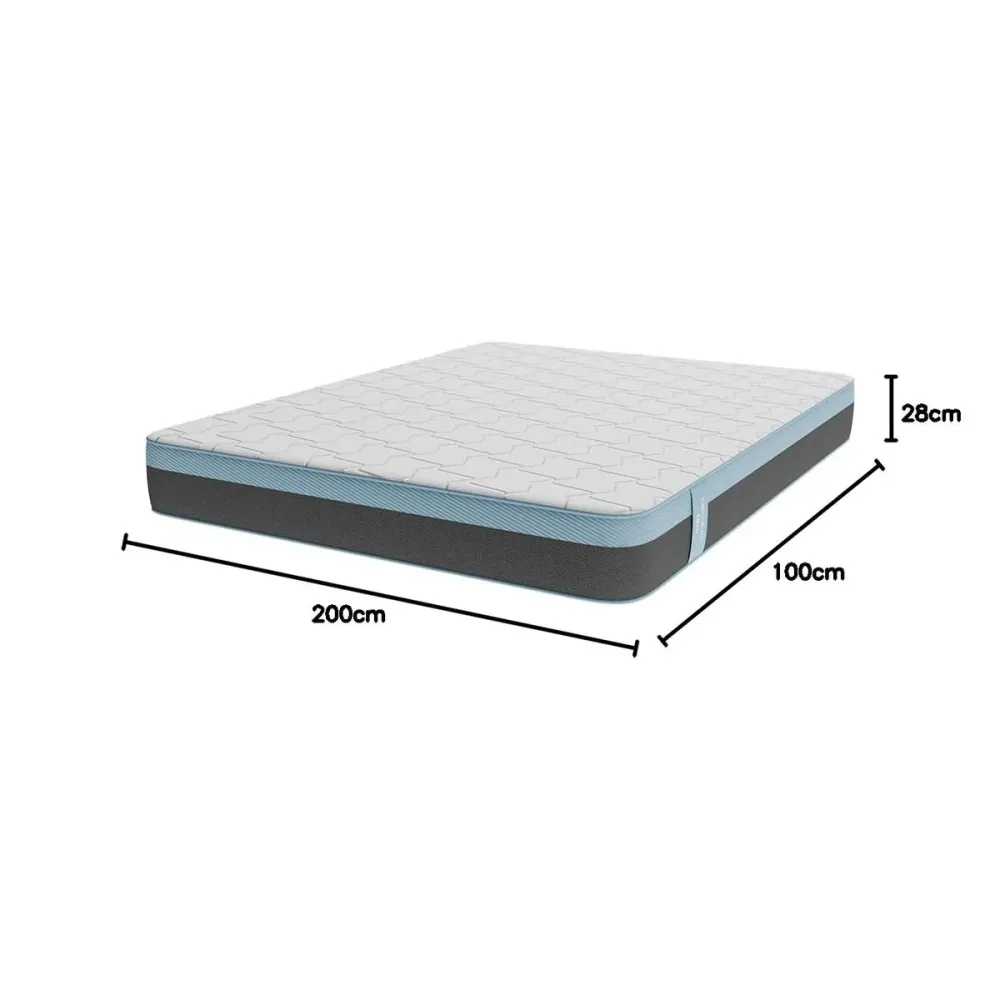 Materasso Viscoelastico Cecotec Flow PureVital 4990 100 x 200 cm