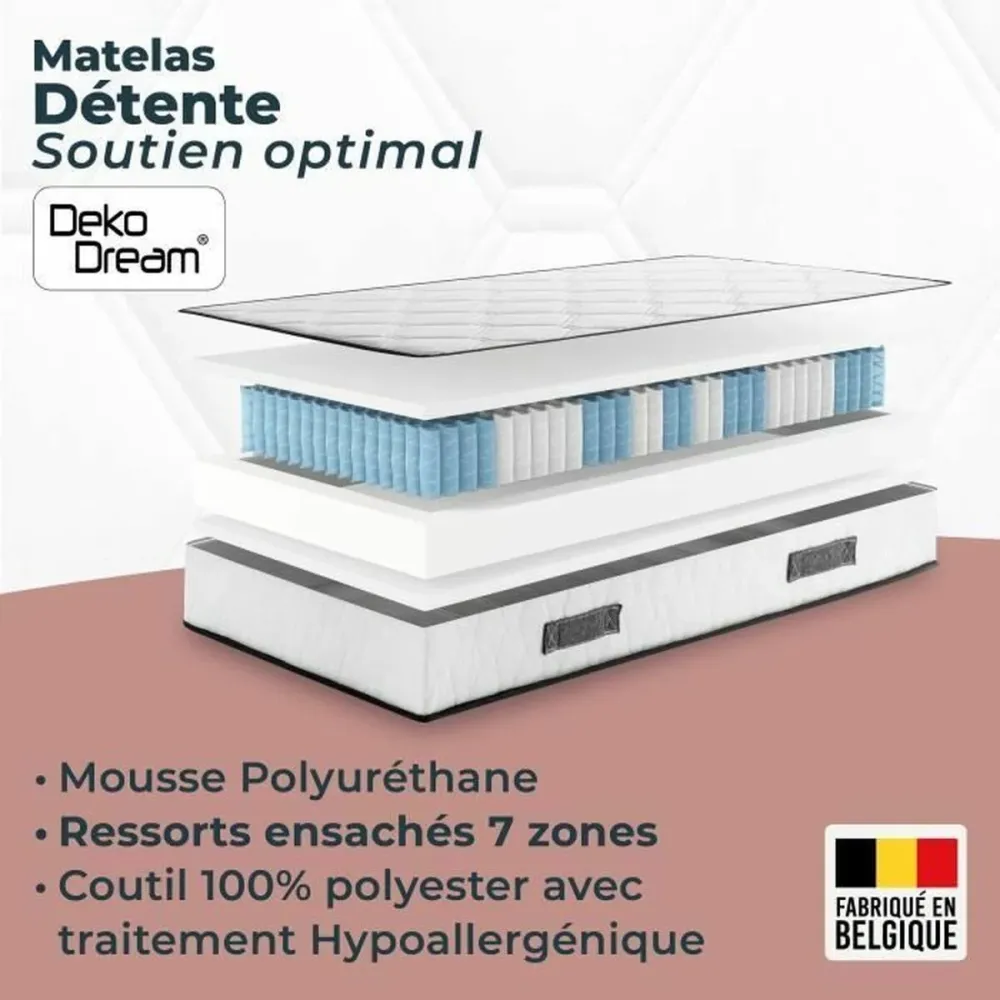 Materasso Viscoelastico Somnis Beeding 90 x 190 cm