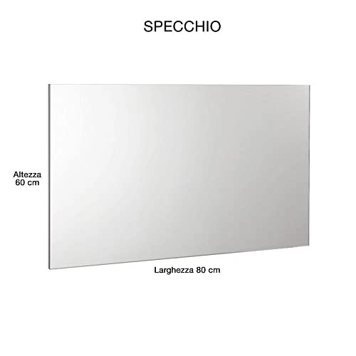 mazzoni Mobile da Bagno Sospeso 70cm Colonna P32cm Maiorca Light Noce Chiaro Frassinato