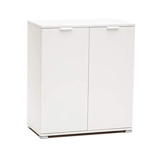 Armadietto mobiletto assemblato per bagno camera da letto (Bianco, cm 75 x 38 x 85 h) Milani Home s.r.l.s.