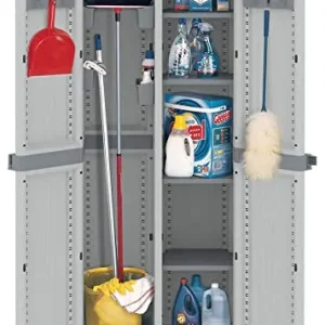 1PZ ARMADIO TERRY WAVE 2ANTE CM 70X44X181H QUATTRO RIPIANI CON PORTASCOPE 3700UW nextradeitalia