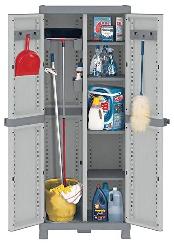 1PZ ARMADIO TERRY WAVE 2ANTE CM 70X44X181H QUATTRO RIPIANI CON PORTASCOPE 3700UW nextradeitalia