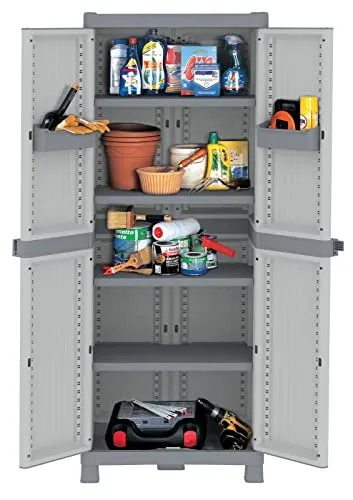 1PZ ARMADIO TERRY WAVE 2ANTE CM 70X44X181H QUATTRO RIPIANI 2700UW nextradeitalia