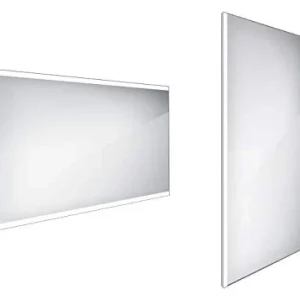 Nimco - Specchio cosmetico LED, con Illuminazione indiretta e Luce Bianca Fredda, 120 x 70 cm