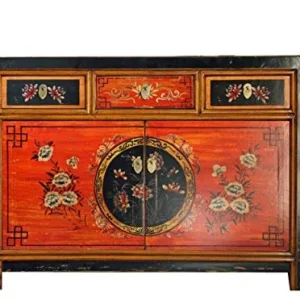 OPIUM OUTLET Comò cassettiera credenza consolle Credenza mobili Armadio Matrimonio armadietto Cinese Asiatico Orientale An...