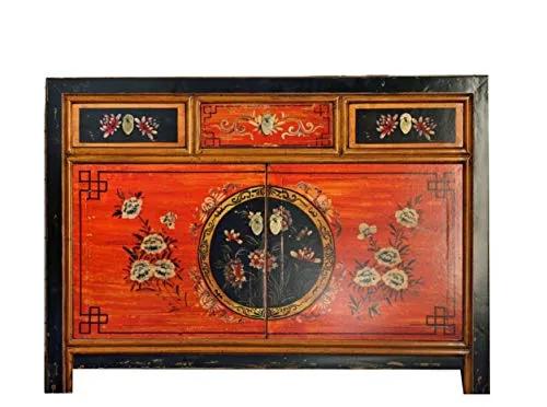 OPIUM OUTLET Comò cassettiera credenza consolle Credenza mobili Armadio Matrimonio armadietto Cinese Asiatico Orientale An...