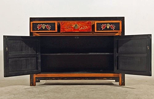 OPIUM OUTLET Comò cassettiera credenza consolle Credenza mobili Armadio Matrimonio armadietto Cinese Asiatico Orientale An...
