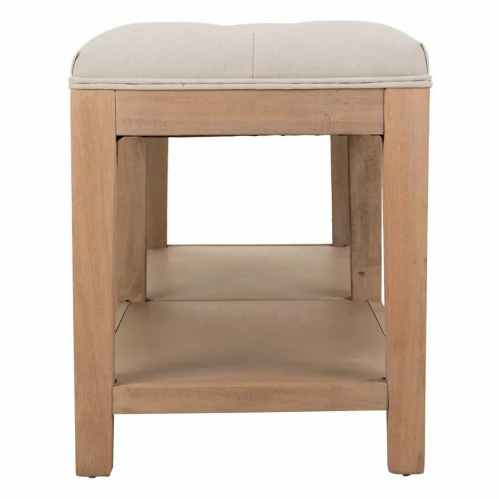 Panca Alexandra House Living Grigio Crema 38 x 51 x 150 cm