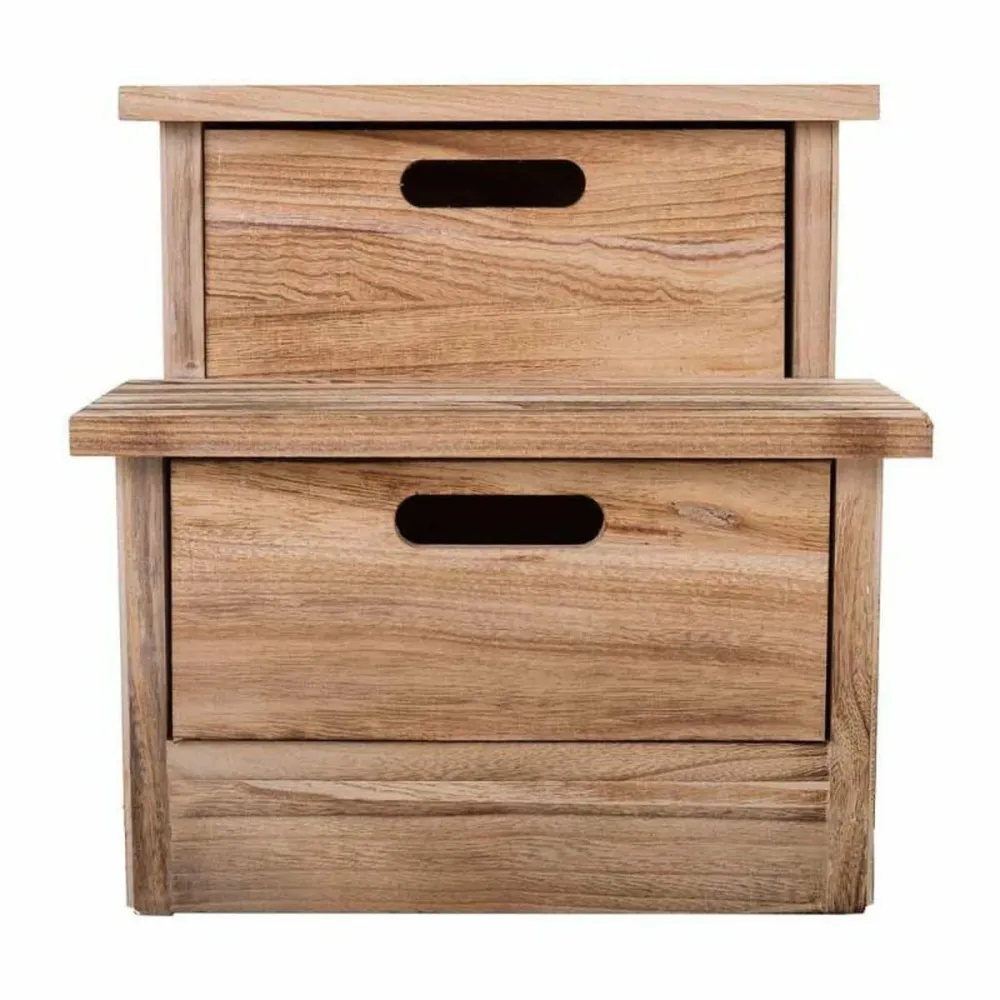 Panca Alexandra House Living Legno di paulownia 34 x 34 x 34 cm Scala